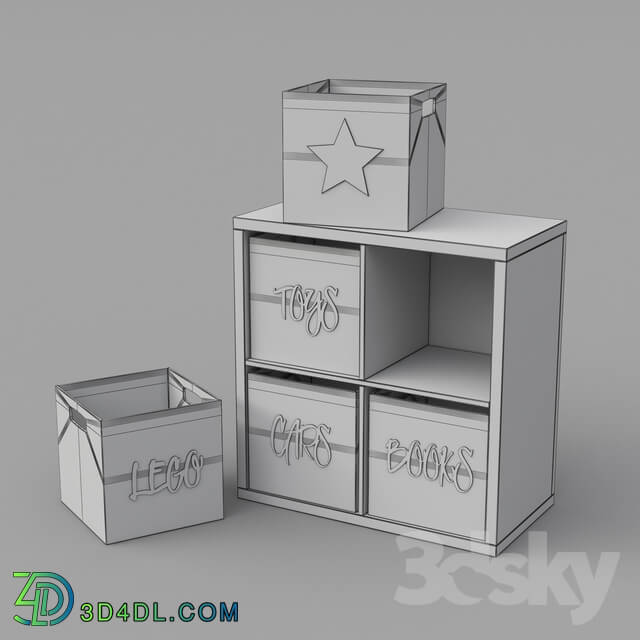 Miscellaneous - Boxes for storing toys