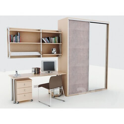 Wardrobe _ Display cabinets - working zone 