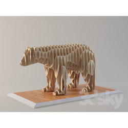 Other decorative objects - parametric bear 