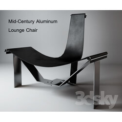Arm chair - Mid-Century Aluminum Lounge Chair 