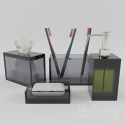 Bathroom accessories - Glass Bathroom Accessories 