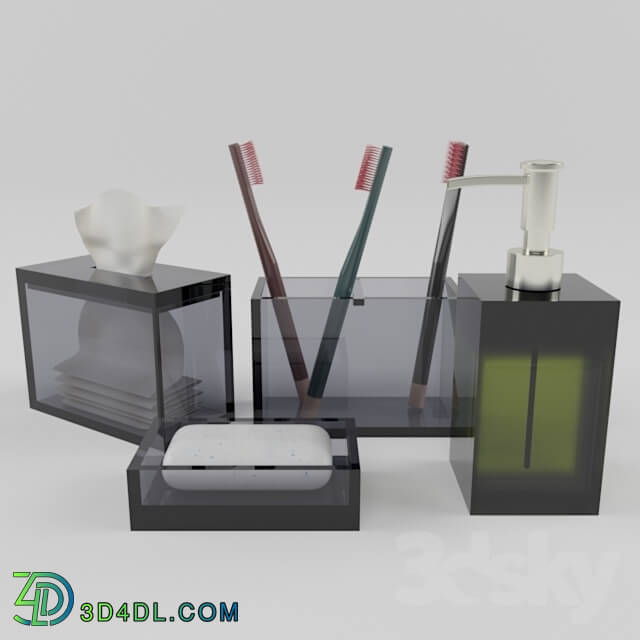 Bathroom accessories - Glass Bathroom Accessories