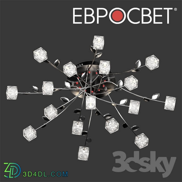 Ceiling light - OM Chandelier Ceiling with LED lighting Euroshield 80108_17