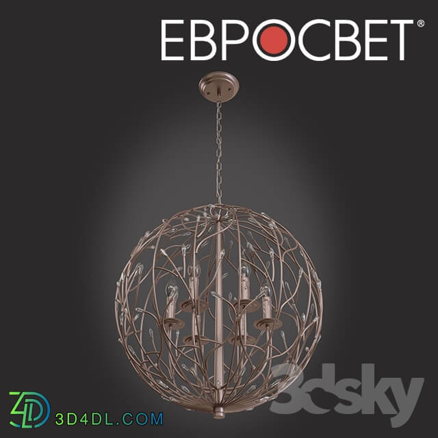 Ceiling light - OM Suspended chandelier with crystal Bogate__39_s 297_6 Strotskis