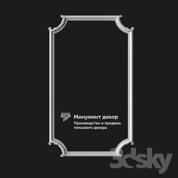 Decorative plaster - OM Architectural mirror ST 05 