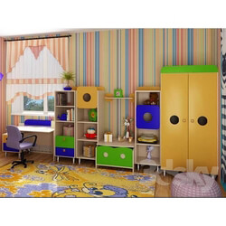 Full furniture set - Childrens wall _Snajt_ 