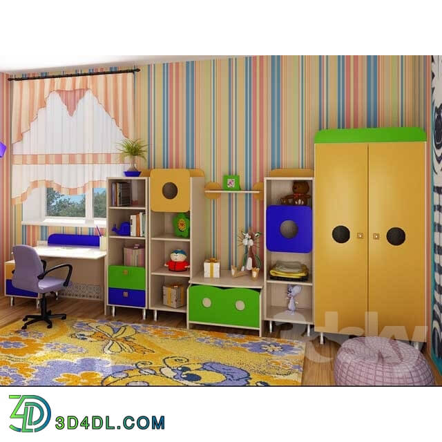 Full furniture set - Childrens wall _Snajt_