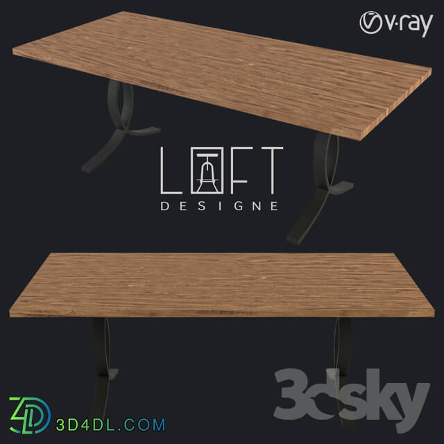 Table - Dining table LoftDesigne 6847 model