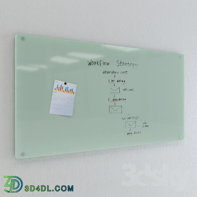 Other decorative objects - Magnetic glass board