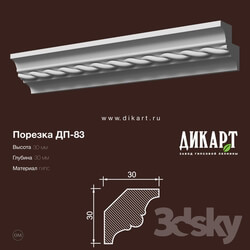 Decorative plaster - www.dikart.ru Dp-83 30Hx30mm 