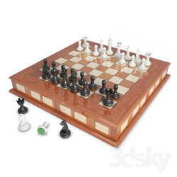 Miscellaneous - Wooden chess game 