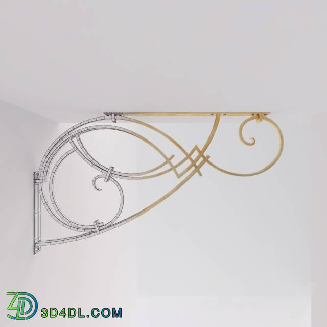 Other architectural elements - Forged railing and consoles