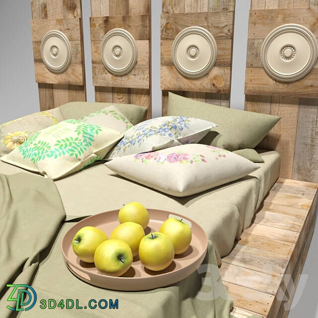 Bed - Wooden bed