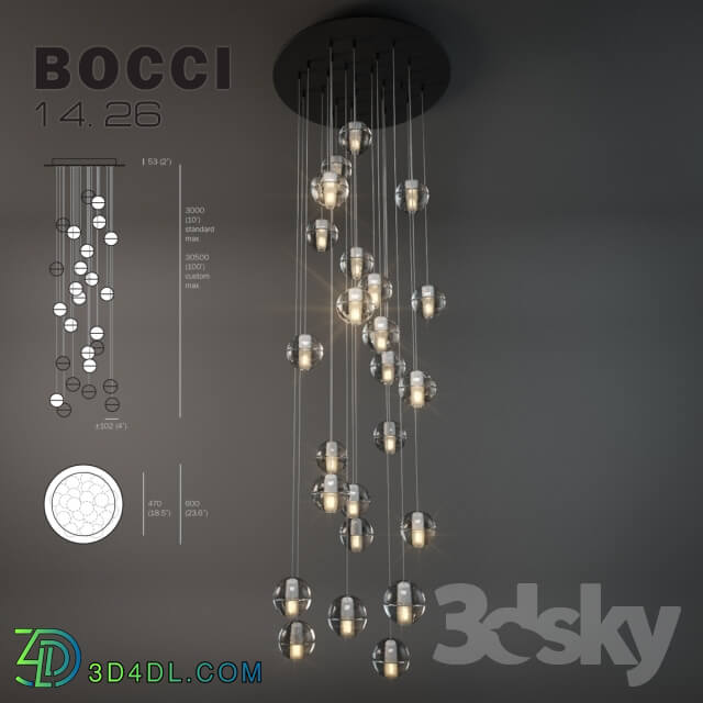 Ceiling light - Bocci lighting 14.26