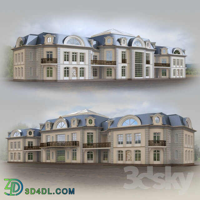 Building - Mansion in the classic style