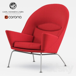 Arm chair - Carl Hansen - CH468 - Oculus Chair 