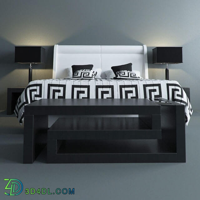 Bed - Versace bed set