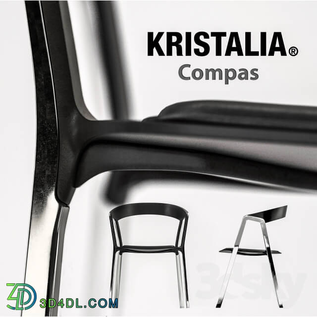 Table _ Chair - Kristalia Poule and Compas