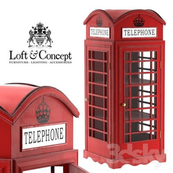 Wardrobe _ Display cabinets - SHOWCASE LONDON TELEPHONE BOX 