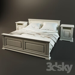 Bed - BELFAN bed and nightstand 