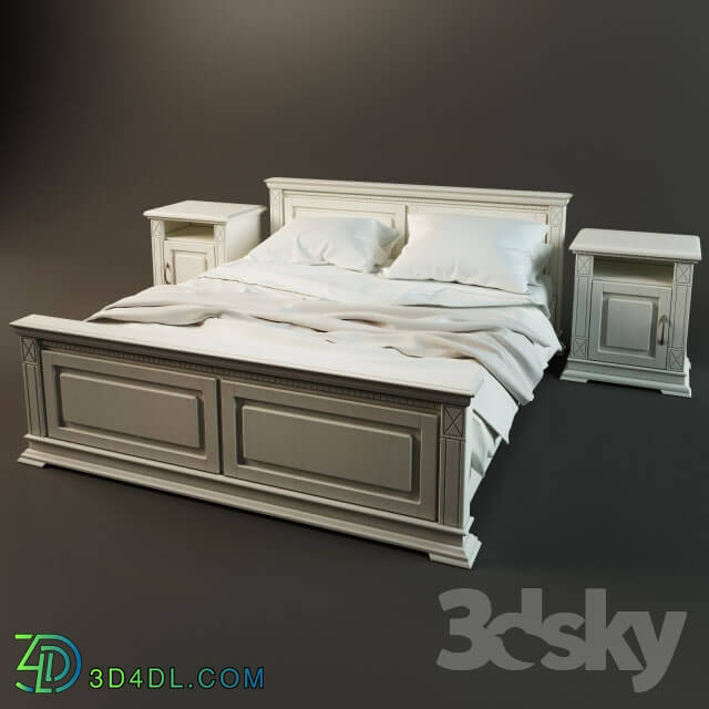 Bed - BELFAN bed and nightstand