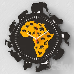 Other decorative objects - Clocks DIDIART Safari in Africa 