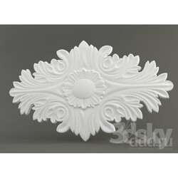 Decorative plaster - celling rosset 