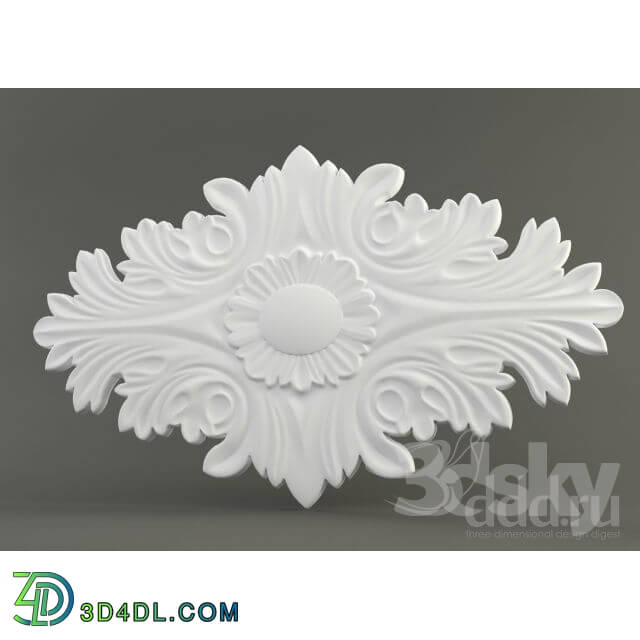 Decorative plaster - celling rosset