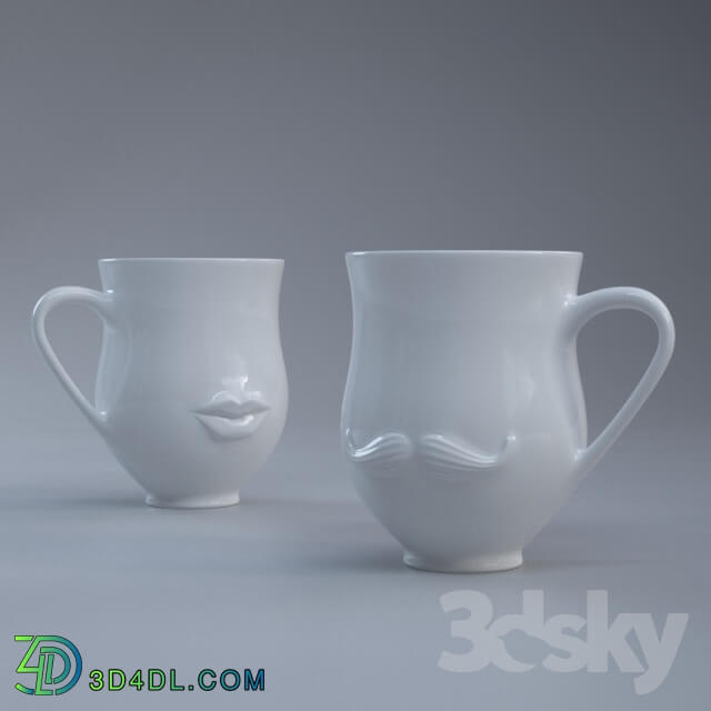 Tableware - MR _ MRS MUSE REVERSIBLE MUG