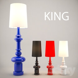 Floor lamp - Floor lamp and table lamp KING 