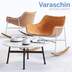 Arm chair - Varaschin SUMMERSET Rocking Armchair 