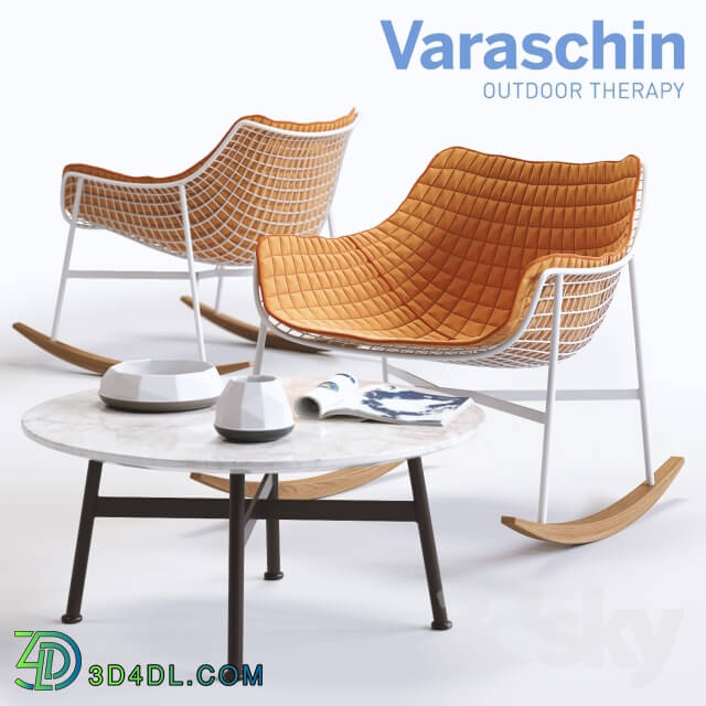 Arm chair - Varaschin SUMMERSET Rocking Armchair