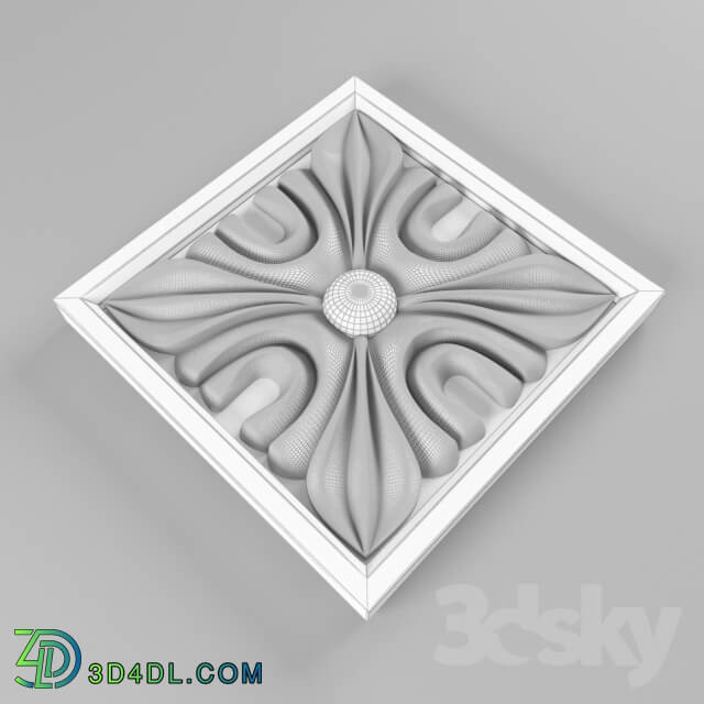 Decorative plaster - Rosette 2