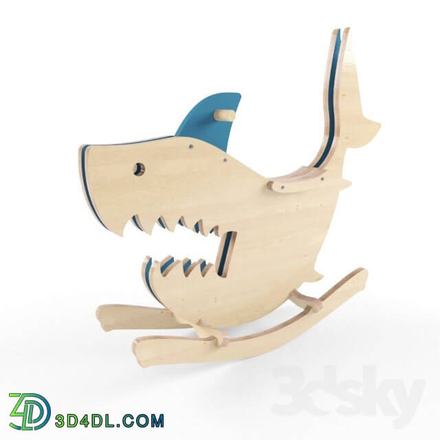Toy - Rocking chair Shark