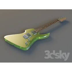 Musical instrument - Guitar Green 