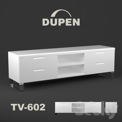 Sideboard _ Chest of drawer - TV cabinet TV-602 white DUPEN 