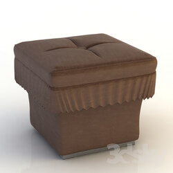 Other soft seating - Leather Poof 