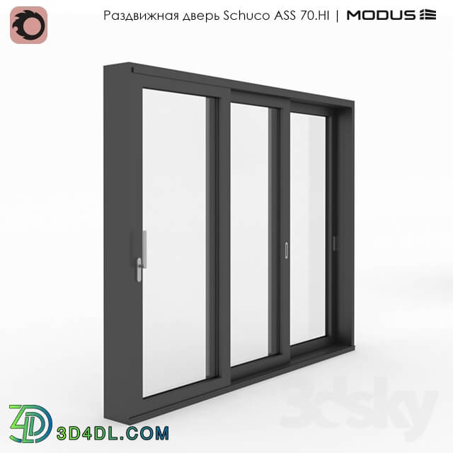 Doors - Sliding door ASS 70.HI - ST 3E
