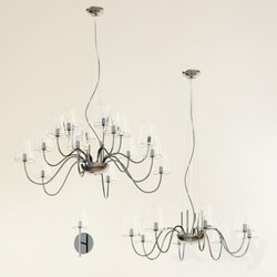 Ceiling light - Lightstar chandelier and wall brackets 