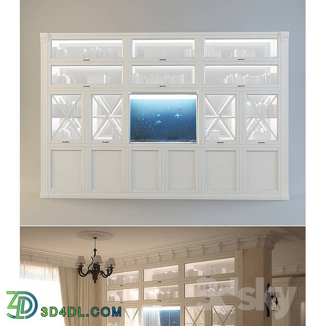 Wardrobe _ Display cabinets - Closet-wall