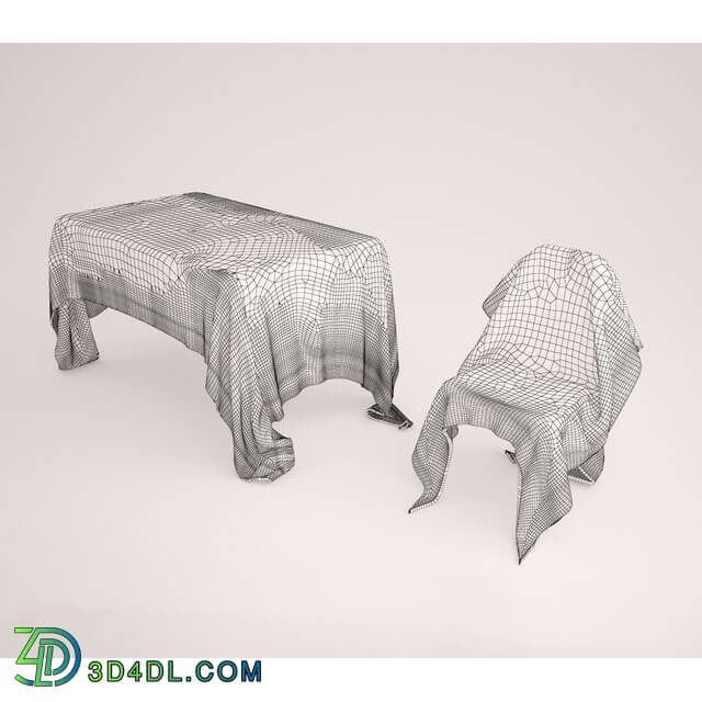 Table _ Chair - Illusion Side Table