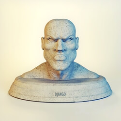 Sculpture - Angry Django 