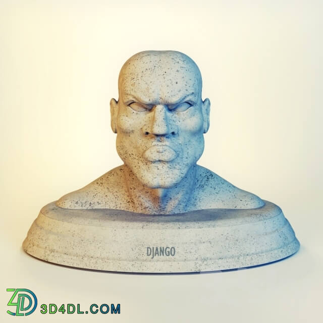 Sculpture - Angry Django