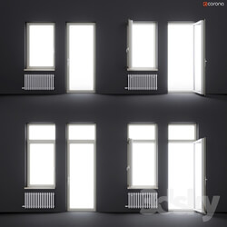 Windows - Wood-aluminum windows 