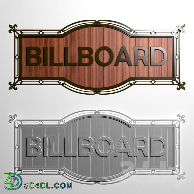 Other architectural elements - advertising signboard