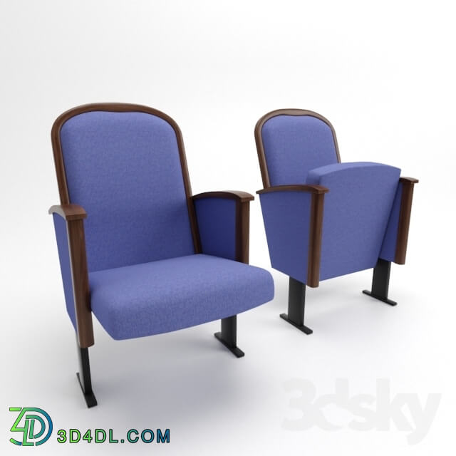 Arm chair - Theatrical chair 3d model