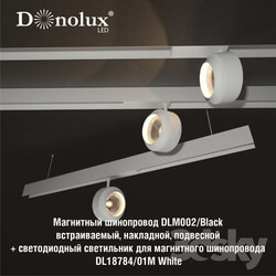 Technical lighting - Luminaire DL18784_01M for magnetic busbar trunking 
