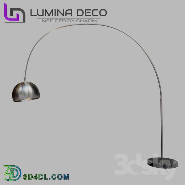 Floor lamp - _OM_ Floor Lamp Lumina Deco Azzuro chrome