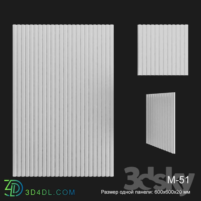 3D panel - M-51