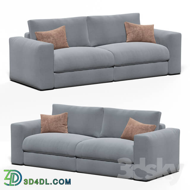 Sofa - Sofa_ flat type_ model MOON